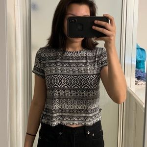 Aztec Crop Top